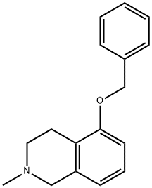 5-(Benzyloxy)-2-methyl-1,2,3,4-tetrahydroisoquinoline Structure