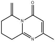 4H-Pyrido[1,2-a]pyrimidin-4-one, 6,7,8,9-tetrahydro-2-methyl-6-methylene- Struktur