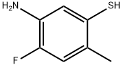 Benzenethiol, 5-amino-4-fluoro-2-methyl- Struktur