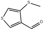 4-(methylsulfanyl)thiophene-3-carbaldehyde,88511-85-7,结构式