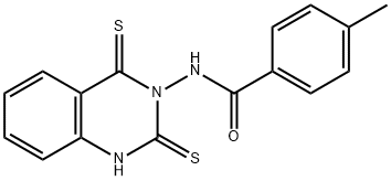 N-(2,4-Dithioxo-1,2-dihydroquinazolin-3(4H)-yl)-4-methylbenzamide Struktur