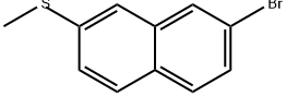 2-bromo-7-(methylsulfanyl)naphthalene,885227-89-4,结构式