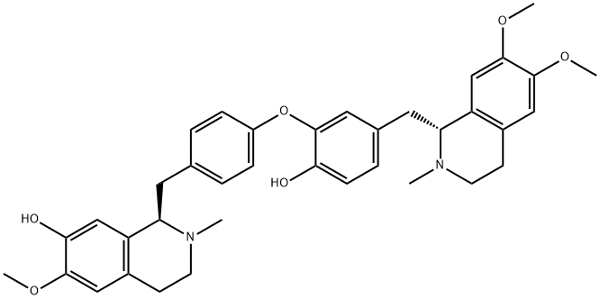 (R)-1-(4-(5-(((R)-6,7-Dimethoxy-2-methyl-1,2,3,4-tetrahydroisoquinolin-1-yl)methyl)-2-hydroxyphenoxy)benzyl)-6-methoxy-2-methyl-1,2,3,4-tetrahydroisoquinolin-7-ol Structure