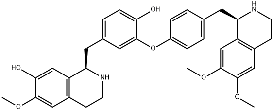 (R)-1-(3-(4-(((R)-6,7-Dimethoxy-1,2,3,4-tetrahydroisoquinolin-1-yl)methyl)phenoxy)-4-hydroxybenzyl)-6-methoxy-1,2,3,4-tetrahydroisoquinolin-7-ol Structure