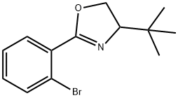 Oxazole, 2-(2-bromophenyl)-4-(1,1-dimethylethyl)-4,5-dihydro- Struktur