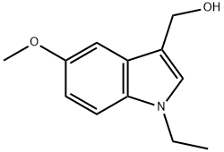 (1-Ethyl-5-methoxy-1H-indol-3-yl)methanol Structure