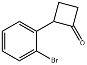 Cyclobutanone, 2-(2-bromophenyl)- Struktur