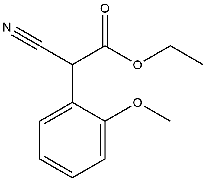 Benzeneacetic acid, α-cyano-2-methoxy-, ethyl ester