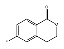 1H-2-Benzopyran-1-one, 6-fluoro-3,4-dihydro- Structure