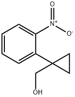 Cyclopropanemethanol, 1-(2-nitrophenyl)- Structure