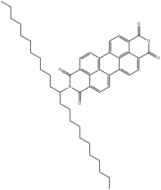 1H-2-Benzopyrano[6',5',4':10,5,6]anthra[2,1,9-def]isoquinoline-1,3,8,10(9H)-tetrone, 9-(1-undecyldodecyl)-|