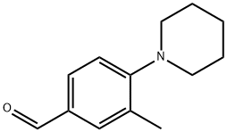 Benzaldehyde, 3-methyl-4-(1-piperidinyl)- Structure