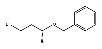 Benzene, [[(1R)-3-bromo-1-methylpropoxy]methyl]- Struktur