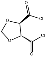 1,3-Dioxolane-4,5-dicarbonyl dichloride, (4R-trans)- (9CI),88797-33-5,结构式