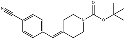 1-Piperidinecarboxylic acid, 4-[(4-cyanophenyl)methylene]-, 1,1-dimethylethyl ester