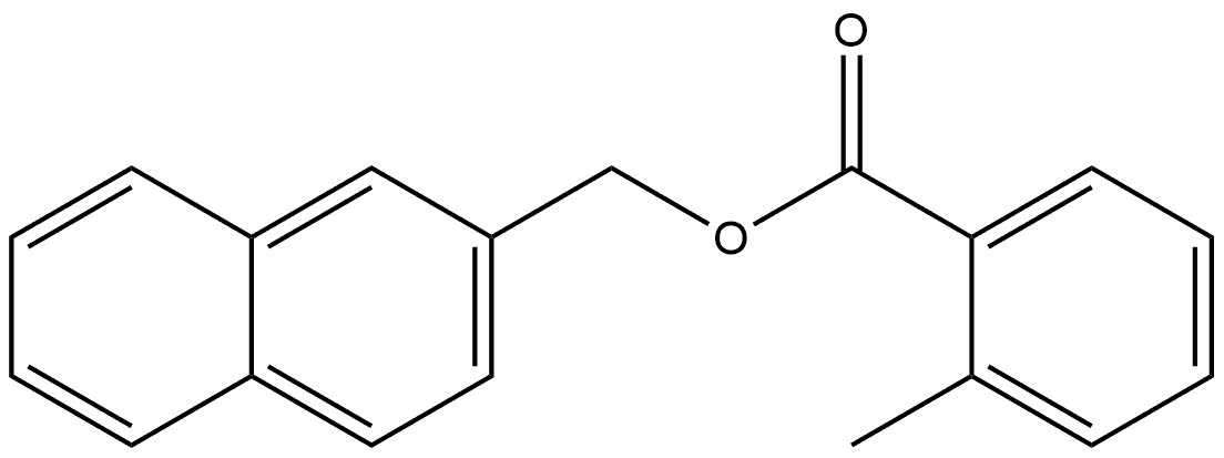 2-Naphthalenylmethyl 2-methylbenzoate Structure