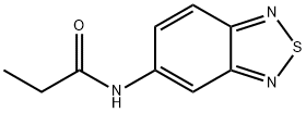 N-2,1,3-BENZOTHIADIAZOL-5-YLPROPANAMIDE,889940-15-2,结构式