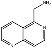 (1,6-萘吡啶-5-基)甲胺, 889940-21-0, 结构式