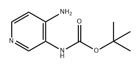 Carbamic acid, (4-amino-3-pyridinyl)-, 1,1-dimethylethyl ester (9CI) Structure