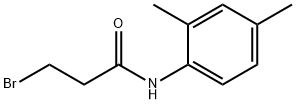 3-BROMO-N-(2,4-DIMETHYLPHENYL)PROPANAMIDE Struktur