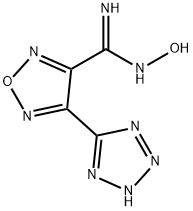 1,2,5-OXADIAZOLE-3-CARBOXIMIDAMIDE, N'-HYDROXY-4-(2H-TETRAZOL-5-YL)- Struktur