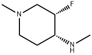 4-Piperidinamine, 3-fluoro-N,1-dimethyl-, (3S,4R)- 化学構造式