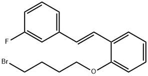 Benzene, 1-(4-bromobutoxy)-2-[2-(3-fluorophenyl)ethenyl]-, (E)- (9CI)