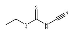 Thiourea, N-cyano-N'-ethyl- Struktur