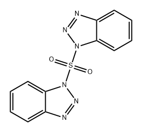 磺酰基双(苯并三唑),89141-80-0,结构式