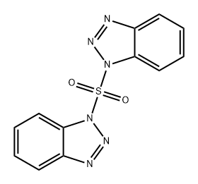 磺酰基双(苯并三唑), 89141-80-0, 结构式