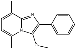 3-Methoxy-5,8-dimethyl-2-phenylimidazo[1,2-a]pyridine Struktur