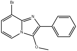 Imidazo[1,2-a]pyridine, 8-bromo-3-methoxy-2-phenyl- Struktur