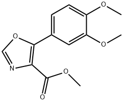 4-Oxazolecarboxylic acid, 5-(3,4-dimethoxyphenyl)-, methyl ester