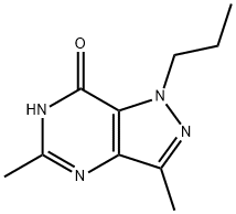 3,5-Dimethyl-1-propyl-1H-pyrazolo[4,3-d]pyrimidin-7(4H)-one Structure