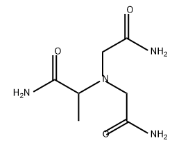 Propanamide, 2-[bis(2-amino-2-oxoethyl)amino]- Struktur