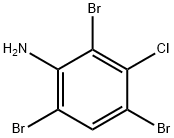 Benzenamine, 2,4,6-tribromo-3-chloro- 化学構造式