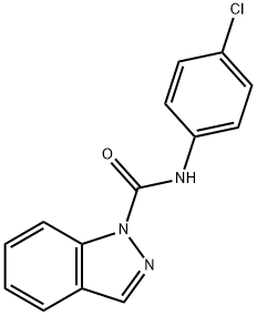N-(4-Chlorophenyl)-1H-indazole-1-carboxamide Struktur