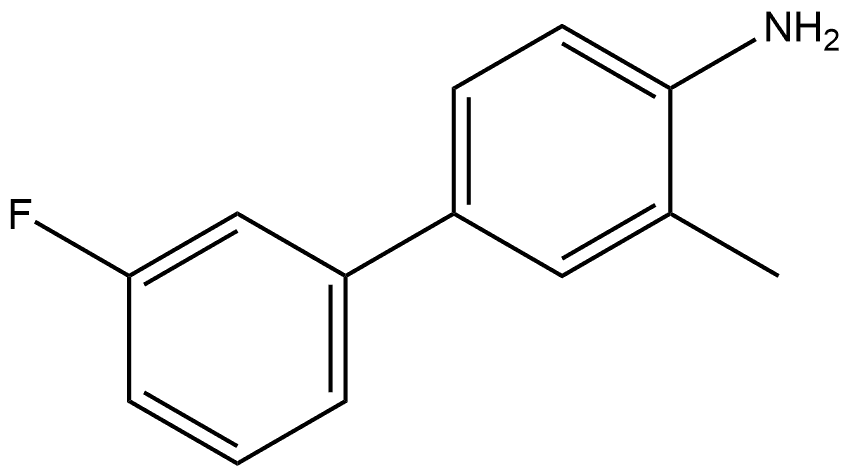 3'-Fluoro-3-methyl-[1,1'-biphenyl]-4-amine,893639-48-0,结构式