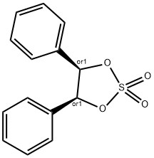 1,3,2-Dioxathiolane, 4,5-diphenyl-, 2,2-dioxide, (4R,5S)-rel- 结构式