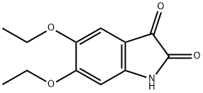 5,6-Diethoxyindoline-2,3-dione,893723-78-9,结构式