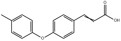 JR-8529, (E)-3-(4-(p-Tolyloxy)phenyl)acrylic acid, 97% 结构式