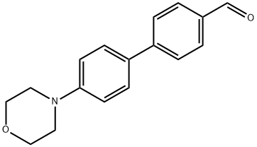 4'-吗啉-[1,1'-联苯]-4-甲醛 结构式