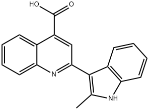 2-(2-Methyl-1H-indol-3-yl)quinoline-4-carboxylic acid Structure