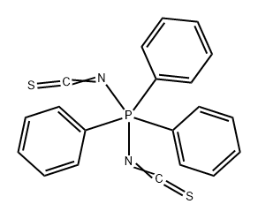 Phosphorane, diisothiocyanatotriphenyl- (9CI) Struktur
