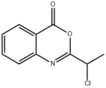 4H-3,1-Benzoxazin-4-one, 2-(1-chloroethyl)- Structure