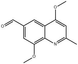 4,8-Dimethoxy-2-methylquinoline-6-carbaldehyde Struktur