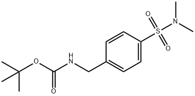 Carbamic acid, [[4-[(dimethylamino)sulfonyl]phenyl]methyl]-, 1,1-dimethylethyl ester (9CI) Structure