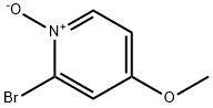 2-Brom-4-methoxy-pyridin-N-oxid Struktur