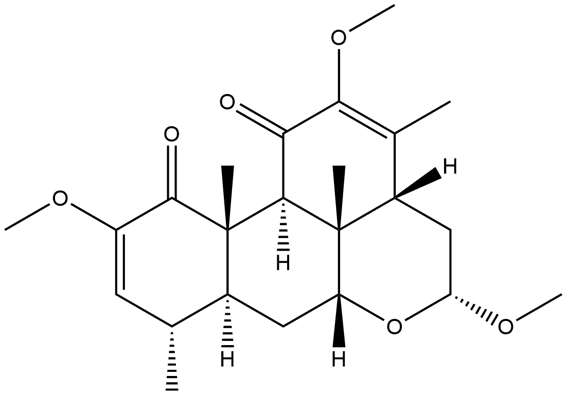 Picrasa-2,12-diene-1,11-dione, 2,12,16-trimethoxy-, (16α)-