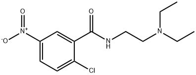 2-chloro-N-[2-(diethylamino)ethyl]-5-nitrobenzamide,895-95-4,结构式